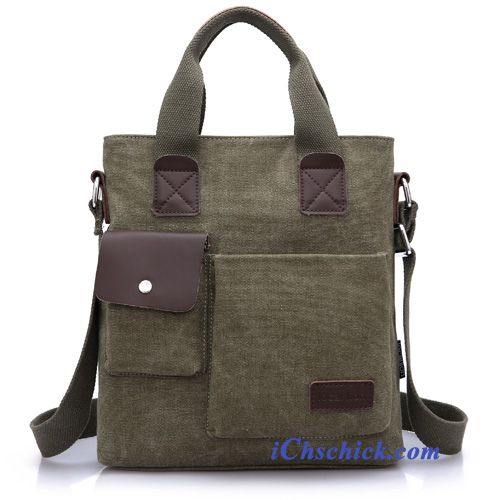 Aktentasche Herren Braun, Herren Schultertasche Leder Braun