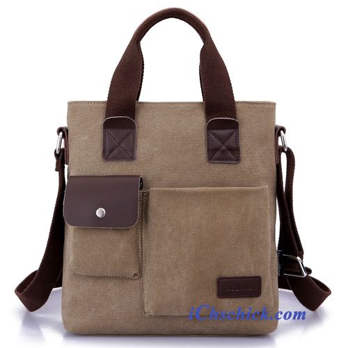 Aktentasche Herren Braun, Herren Schultertasche Leder Braun