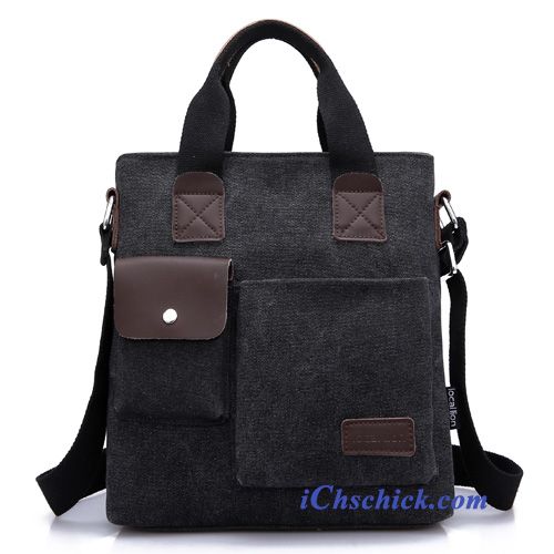 Aktentasche Herren Braun, Herren Schultertasche Leder Braun