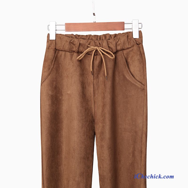 Aktuelle Damenhosen Dunkelgrün, Slacks Hosen Damen