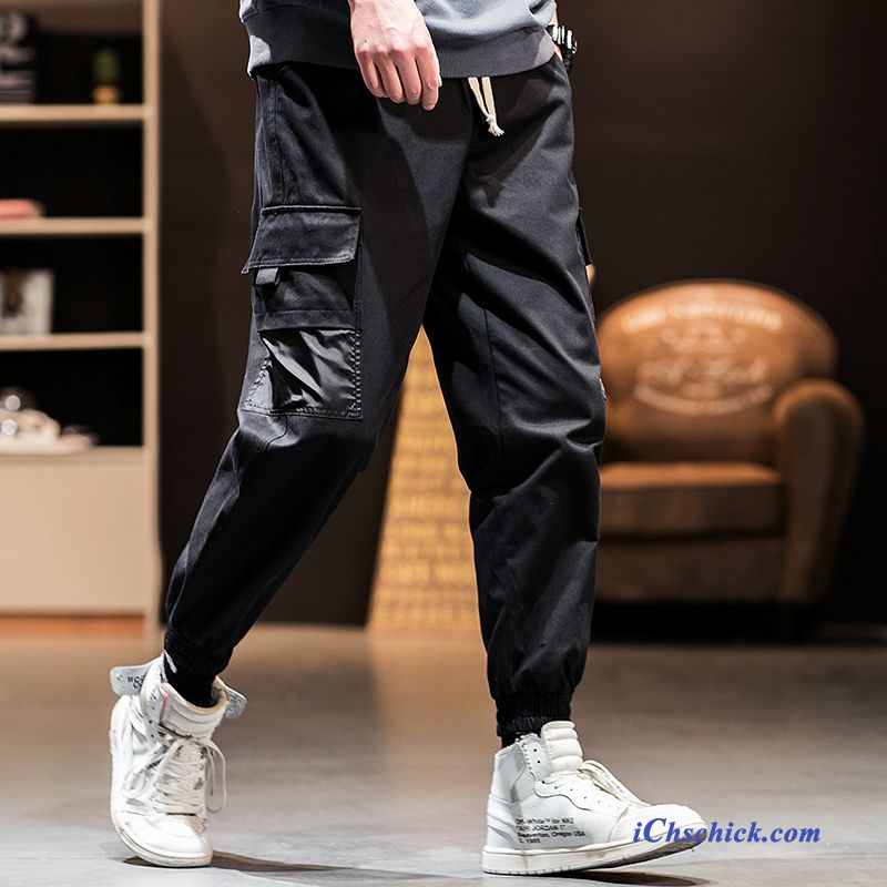 Bekleidung Cargohose Enge Trend Sweatpants Trendmarke Freizeit Grün Billige