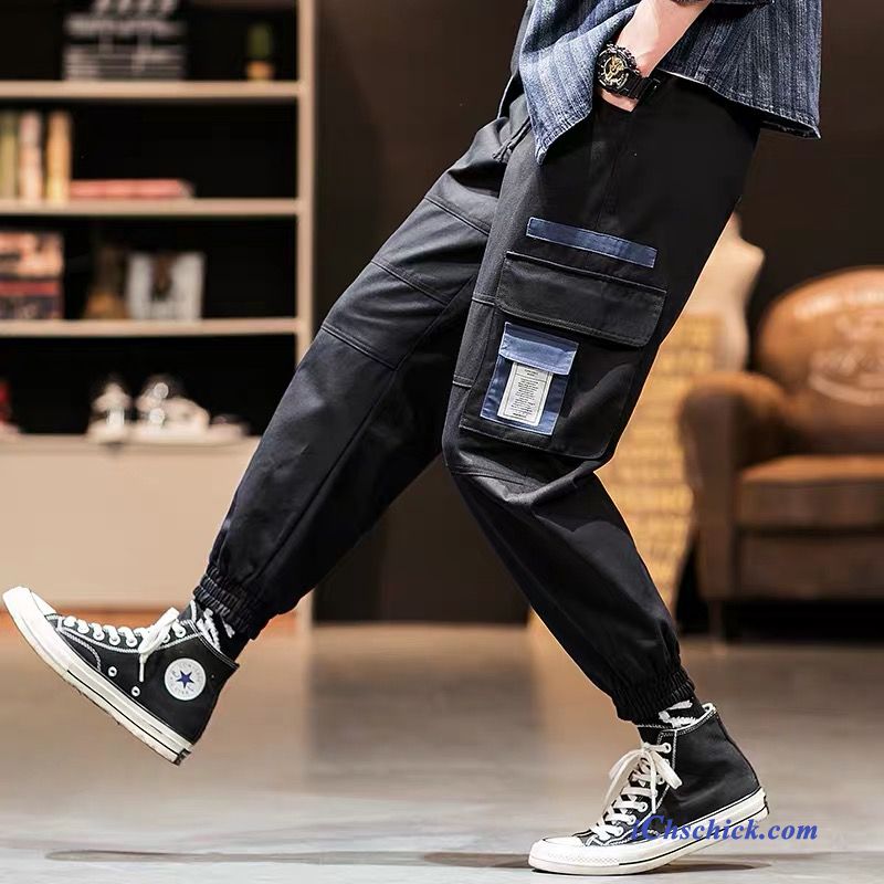 Bekleidung Cargohose Enge Trend Sweatpants Trendmarke Freizeit Grün Billige