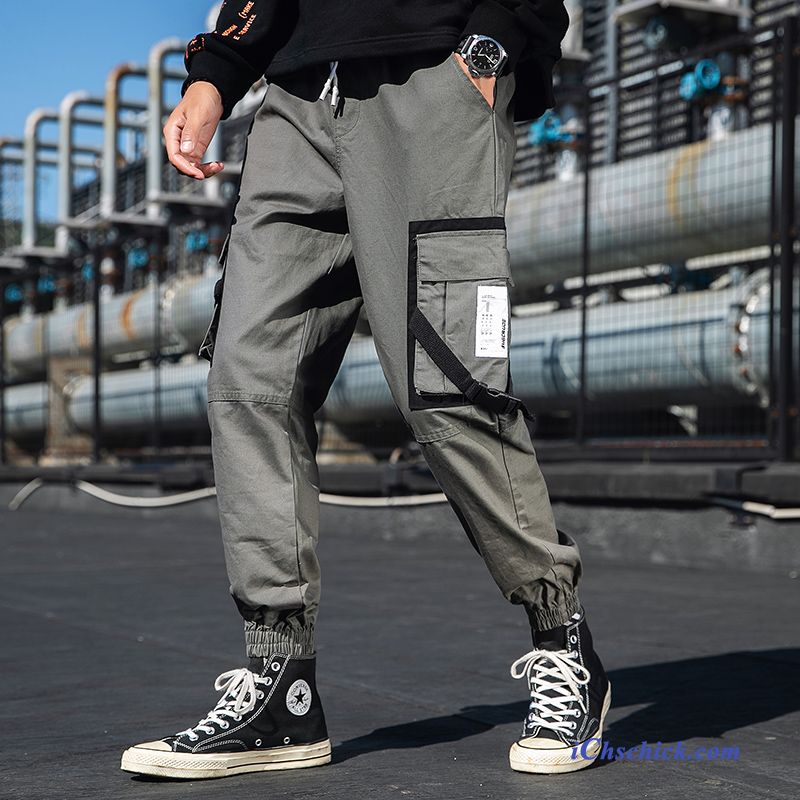 Bekleidung Cargohose Sommer Sport Freizeit Trend Enge Gelb Sale