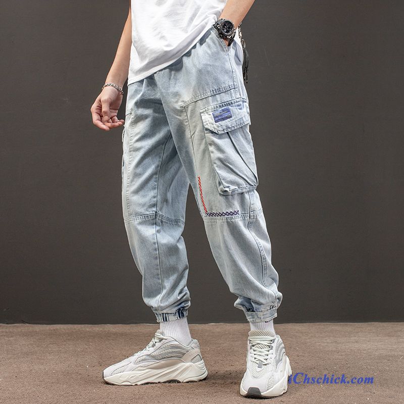 Bekleidung Jeans Denim Herren Trend Vintage Harlan Schwarz Geschäft