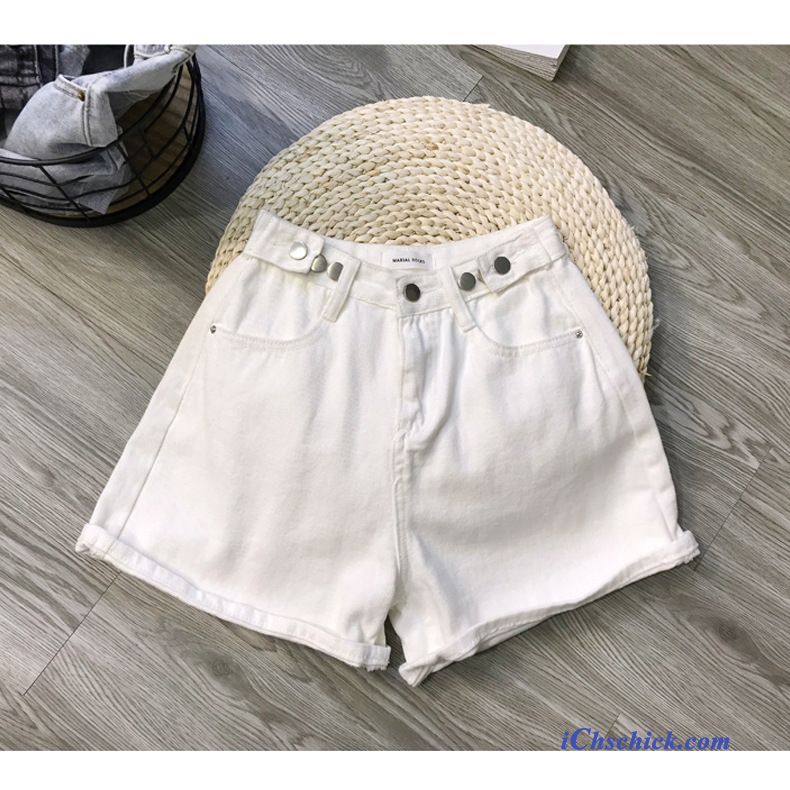 Bekleidung Kurze Hosen Neu Sommer Damen Trend Denim Weiß Kaufen