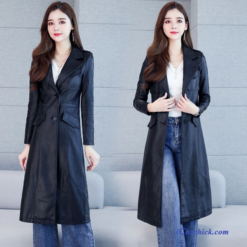 Bekleidung Lederjacke Mode Gemütlich Persönlichkeit Neu Süß Grau Angebote