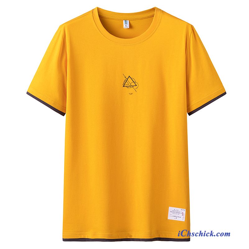 Bekleidung T-shirts Sommer Trend Neu Mantel Herren Grau Dunkel Sale