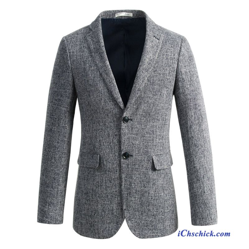 Blazer Bestellen Herren, Grau Karierter Blazer Günstig