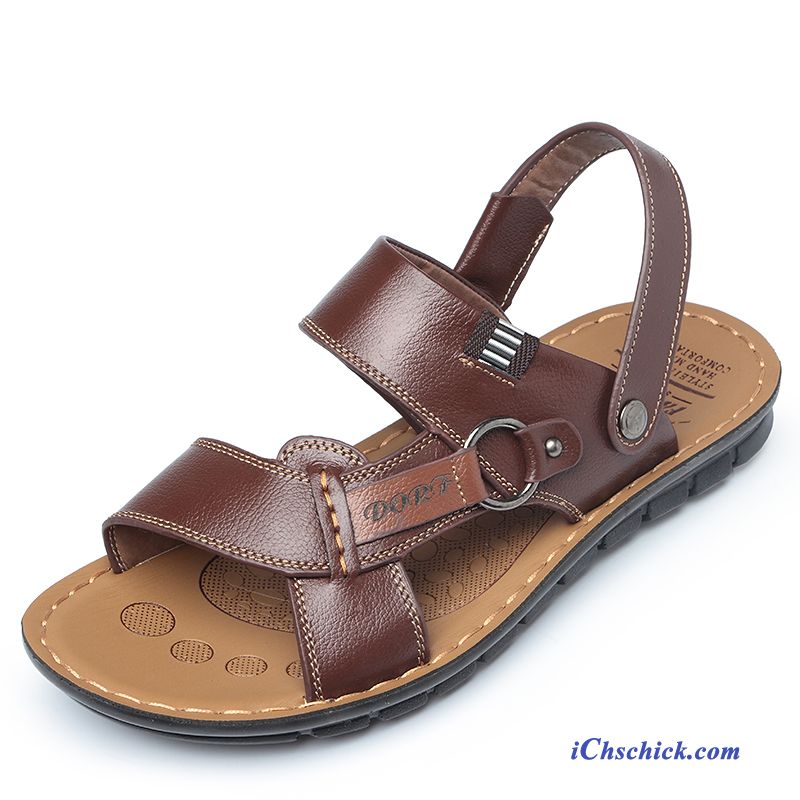 Business Sandalen Herren, Sandalen Mit Fußbett Herren