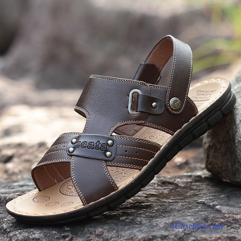 Business Sandalen Herren, Sandalen Mit Fußbett Herren