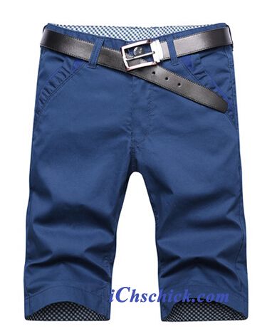 Cargohose Jeans Herren Blond, Herren Sommerkurze Hosen Leinen Sale