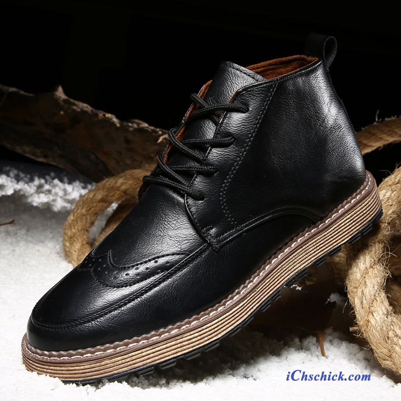 Coole Herren, Herren Stiefeletten Braun Leder