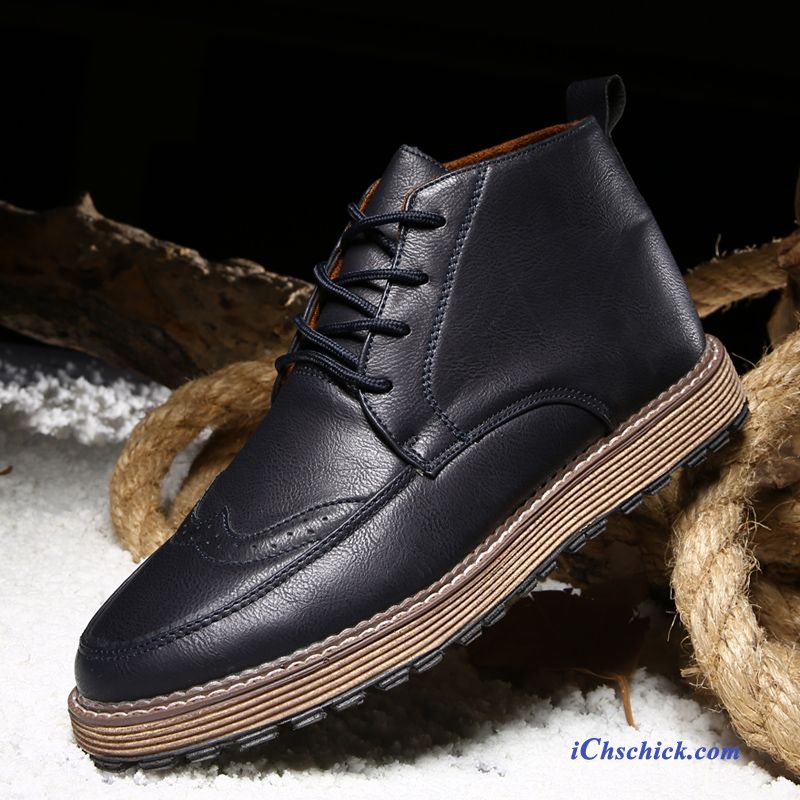 Coole Herren, Herren Stiefeletten Braun Leder