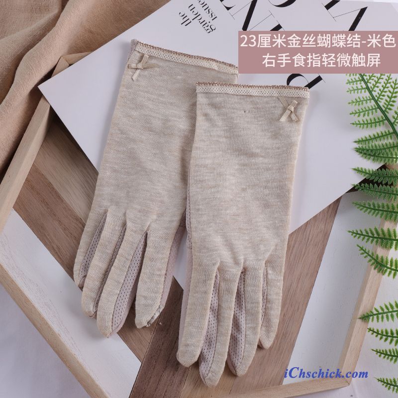 Damen Handschuhe Fahren Frühling Sonnenschutz Herbst Stretch Blau Purpur Lila Angebote