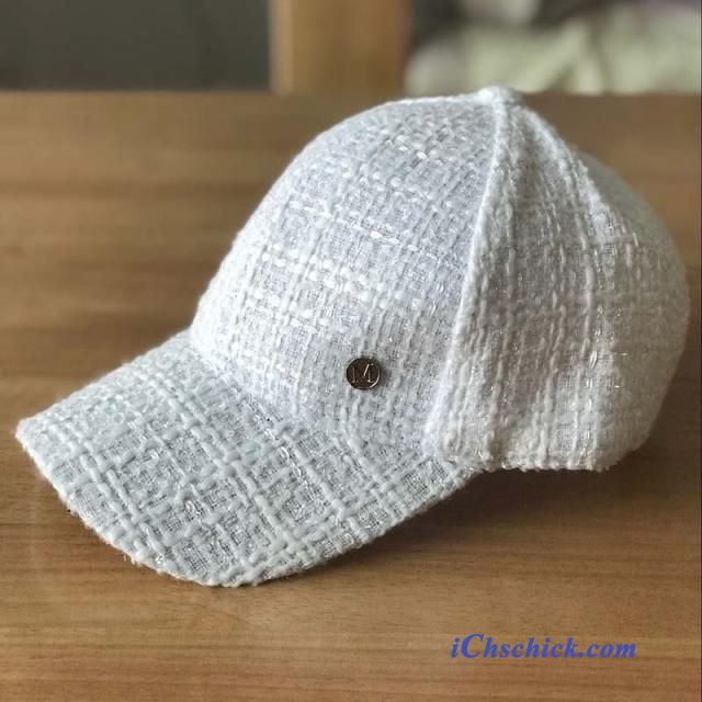 Damen Hüte / Caps Buchstaben Kappe Trend Herbst Mode Weiß Online