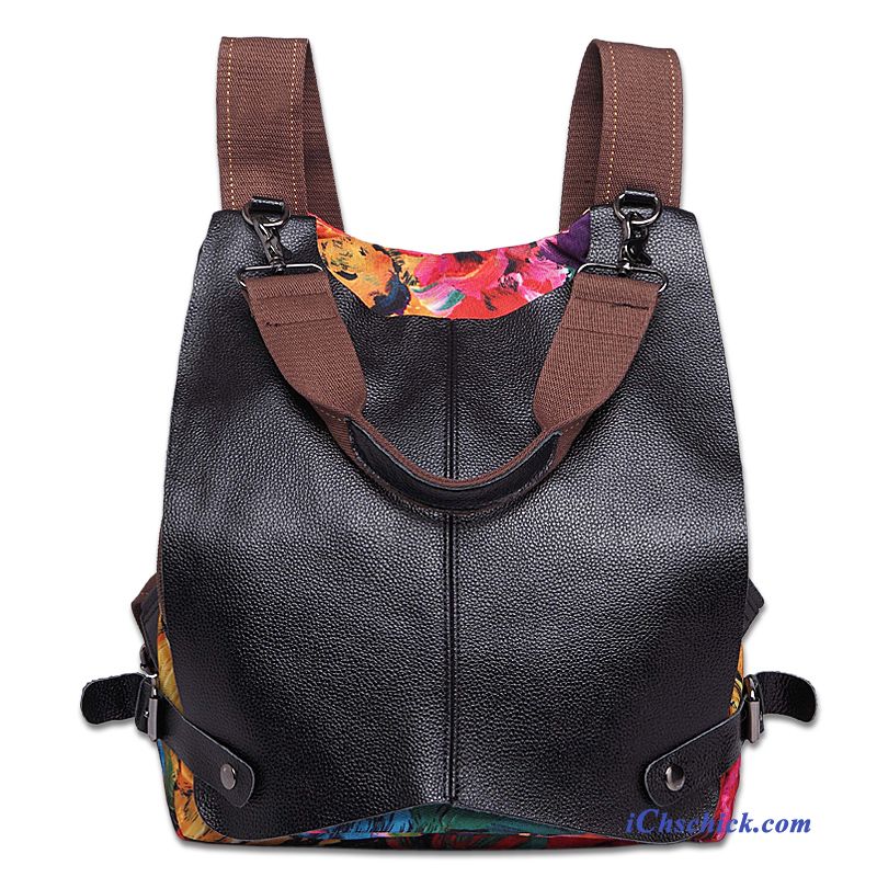 Damen Leder Reisetasche Kupfer, Shopper Taschen Online Shop Billig