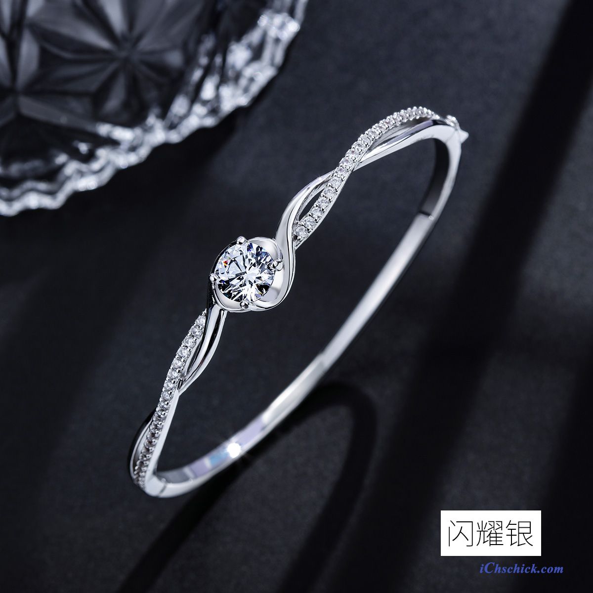 Damen Silberschmuck Armbänder Einfach Liebhaber Persönlichkeit Geburtstagsgeschenk Silber Sale
