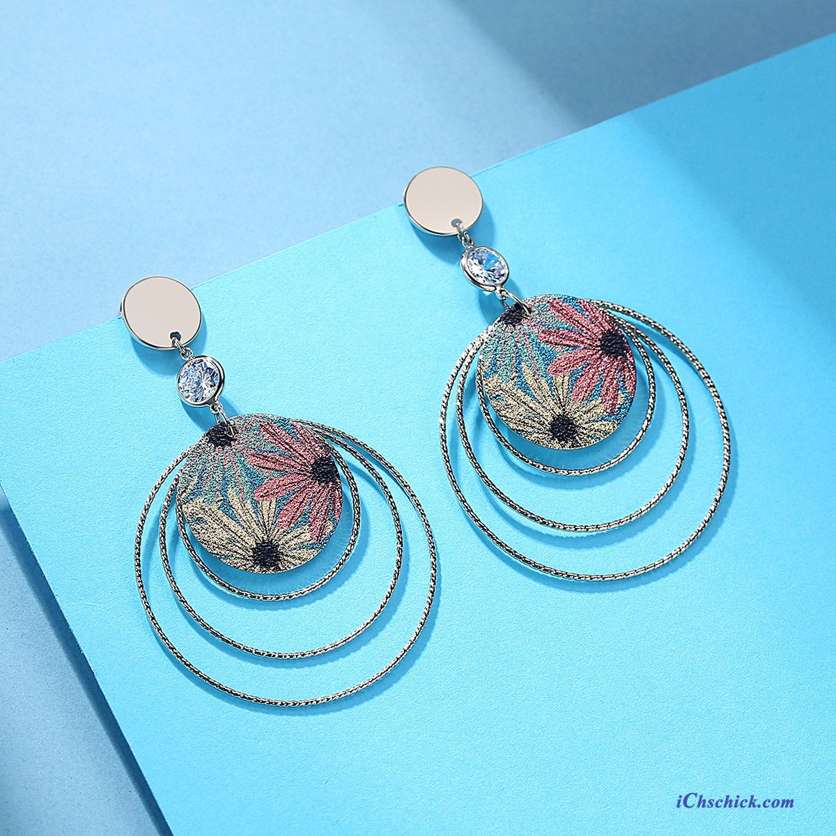 Damen Silberschmuck Persönlichkeit Elegante Kreativ Quasten Langer Abschnitt Silber Gold Günstig
