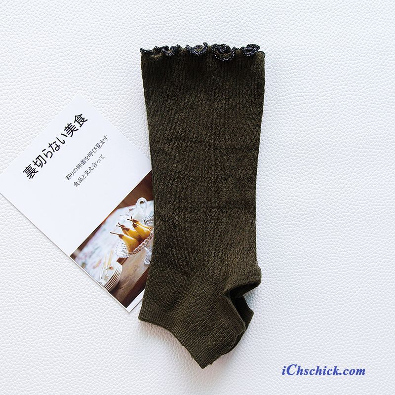 Damen Socken Frühling Glänzend Herbst Seide Mid Schwarz Online