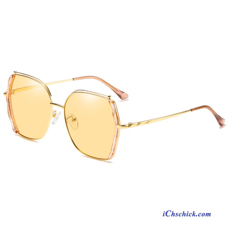 Damen Sonnenbrille 2018 Mesh Neu Trend Sonnenbrillen Grau Gold Rot Bestellen