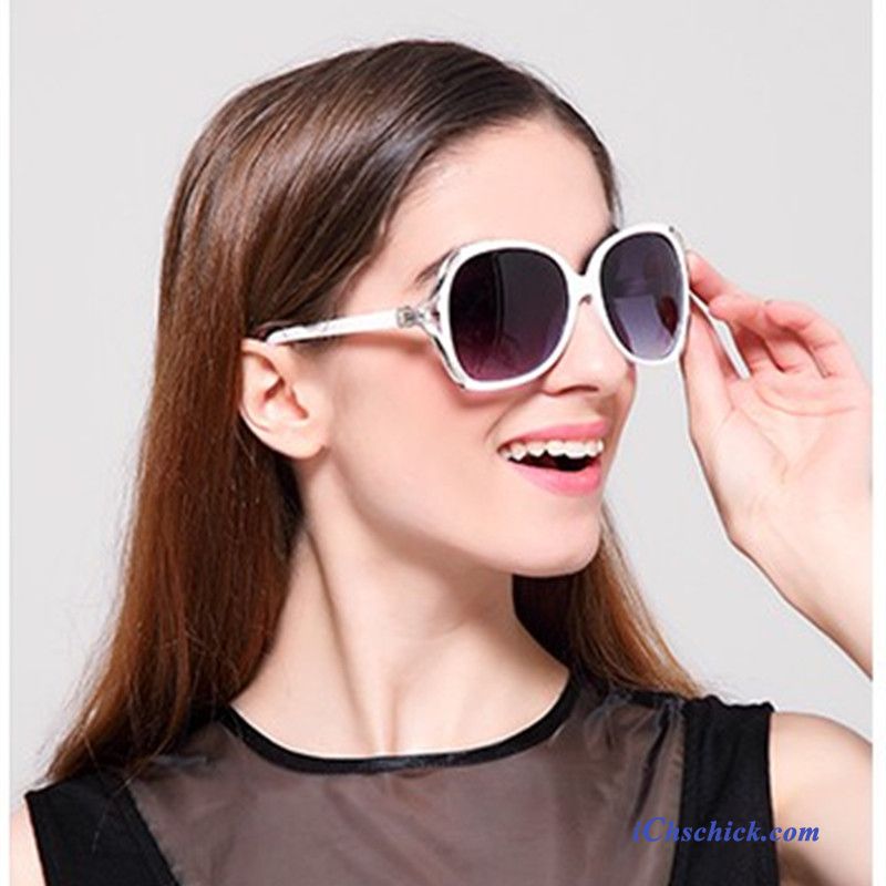 Damen Sonnenbrille Persönlichkeit Sonnenbrillen Stern Stoff Neu Rot Billige