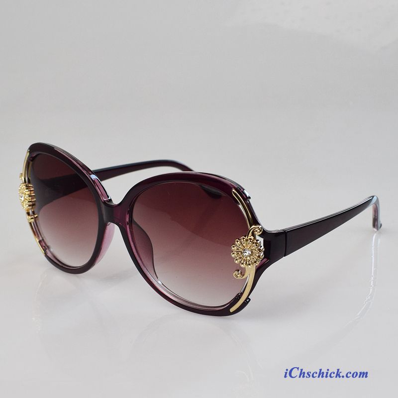 Damen Sonnenbrille Strasssteinen Persönlichkeit Lang Stern Einfach Schwarz Verkaufen