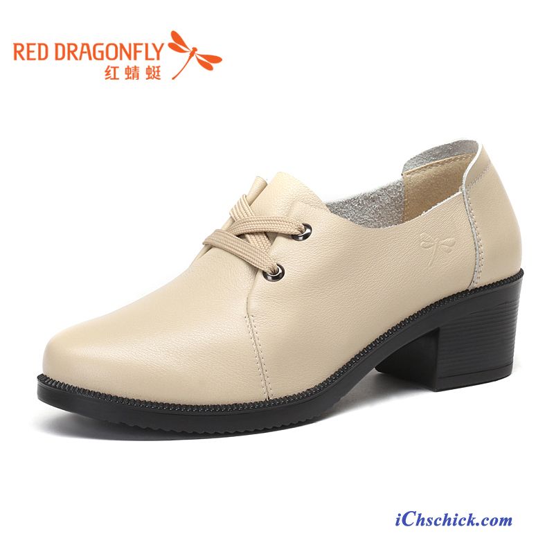 Damenschuhe Für Anzug Sandbeige, Schnürer Schuhe Damen Günstig