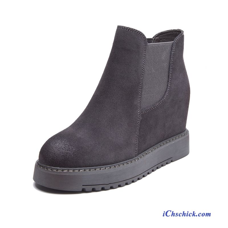 Damenschuhe Günstig Braun, Leder Boots Damen Schwarz Billig