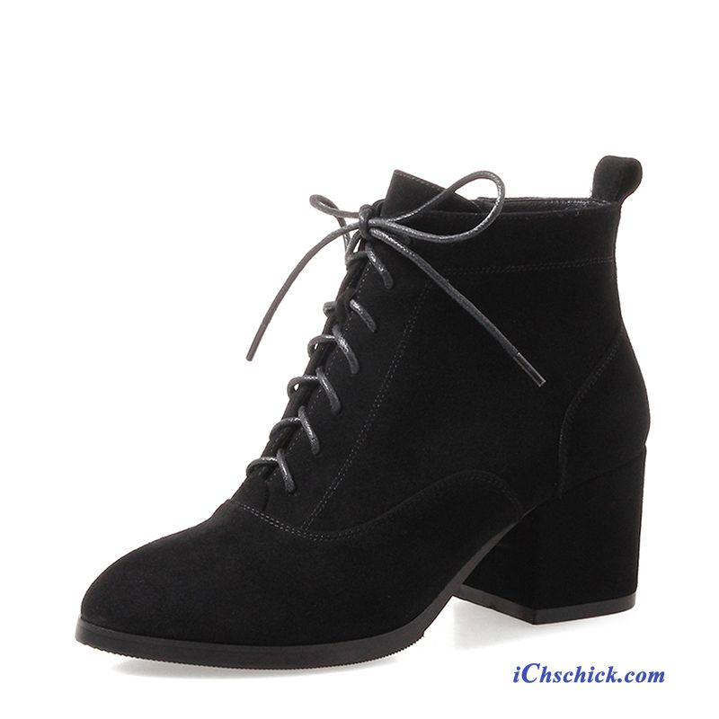 Damenstiefel Leder Schwarz, Damenschuhe Kaufen