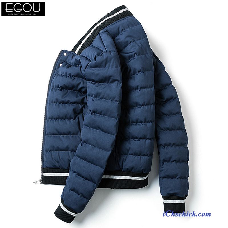 Daunenjacke Herren Sommer, Blauer Winterjacke Herren Günstig