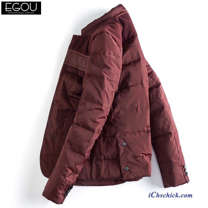 Daunenjacke Herren Sommer, Blauer Winterjacke Herren Günstig