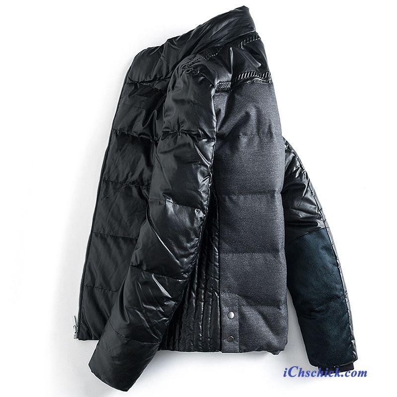 Daunenjacke Herren Sommer, Blauer Winterjacke Herren Günstig