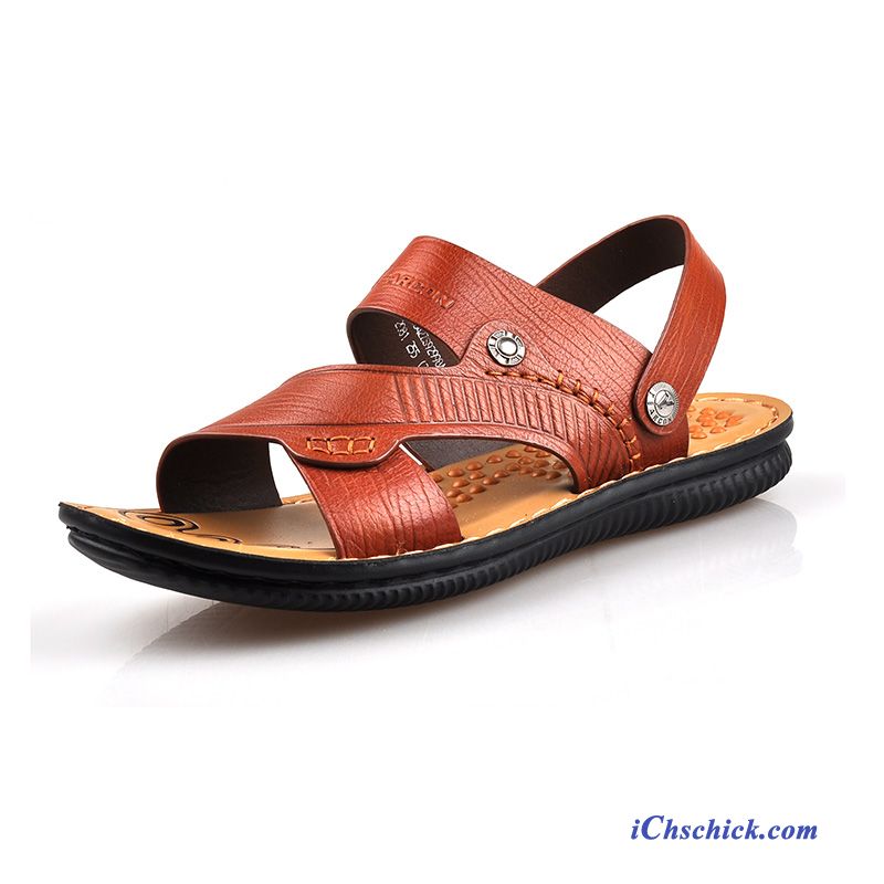 Exklusive Herren Sandalen Grau, Herren Römersandalen Günstig