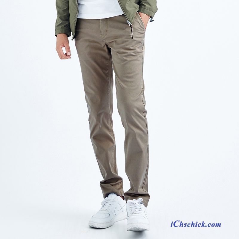 Graue Chino Hose Herren Rotblond, Chino Hose Herren Schwarz Billig