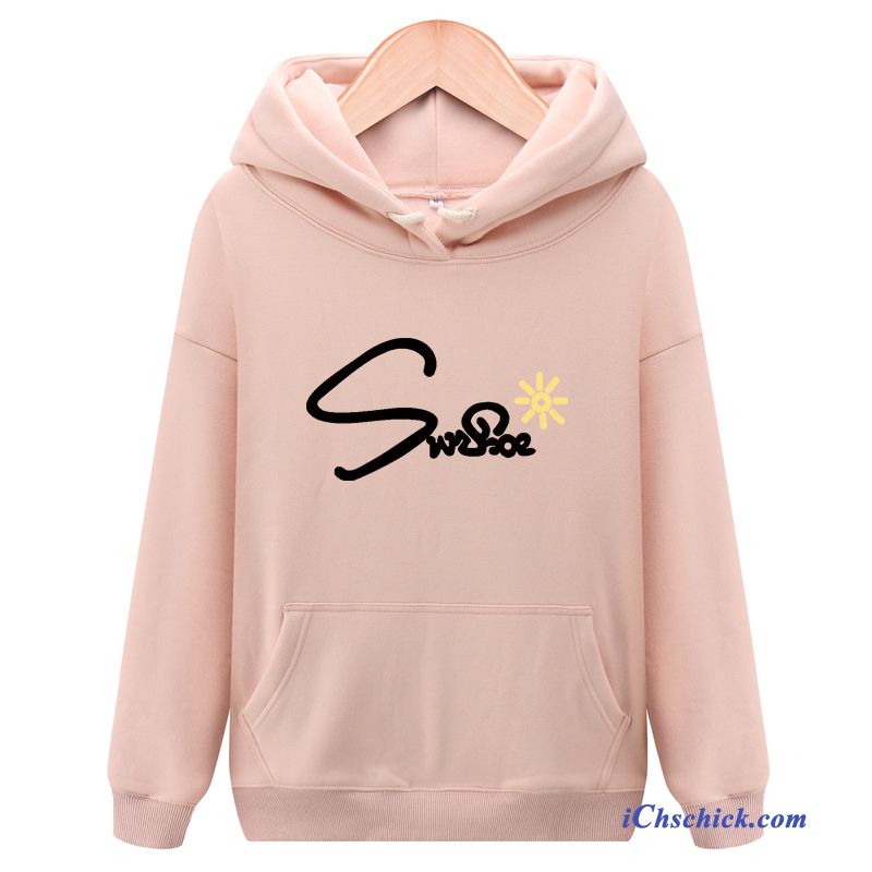 Günstige Kapuzenpullis Für Damen Kaffeebraun, Strick Hoodie Damen Billig