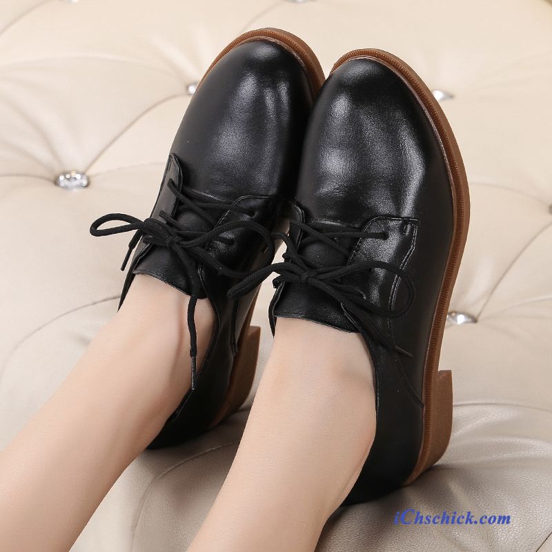 Günstige Leder Schuhe Damen Marineblau, Schwarze Schuhe Männer Günstig