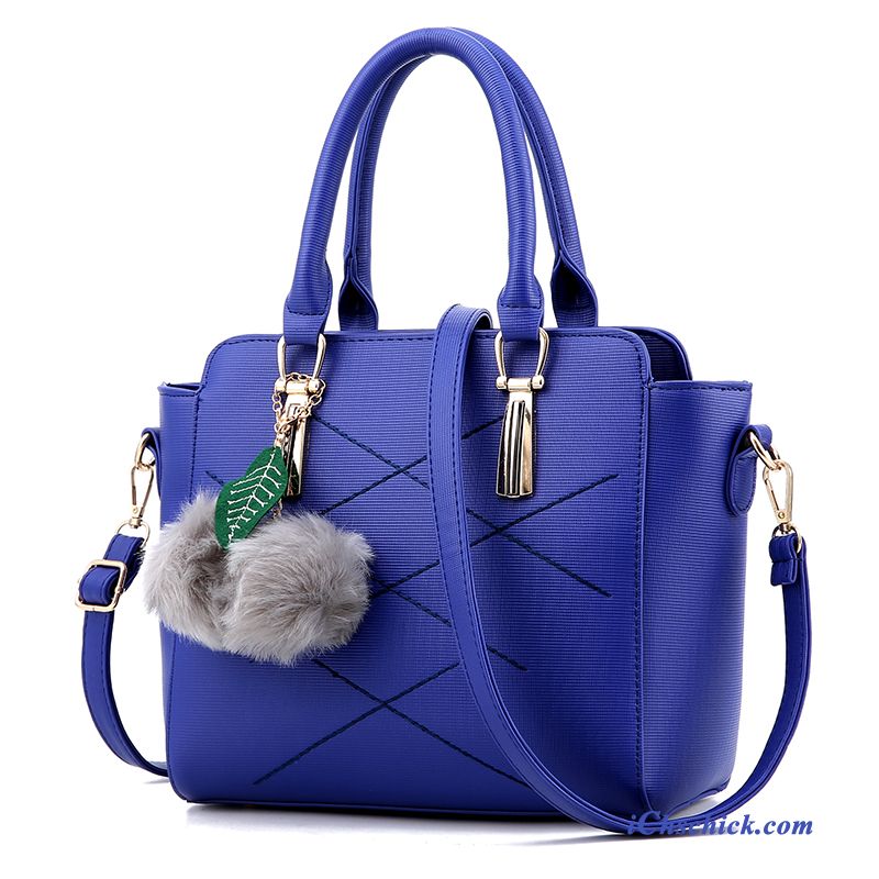 Handtasche Blau Leder, Schwarze Tasche Kleine