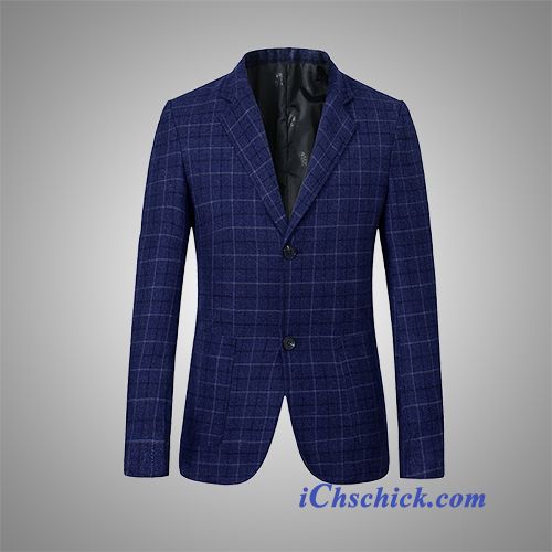 Herren Blazer Slim Fit Schwarz, Günstige Anzüge Für Herren