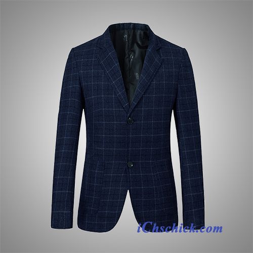 Herren Blazer Slim Fit Schwarz, Günstige Anzüge Für Herren