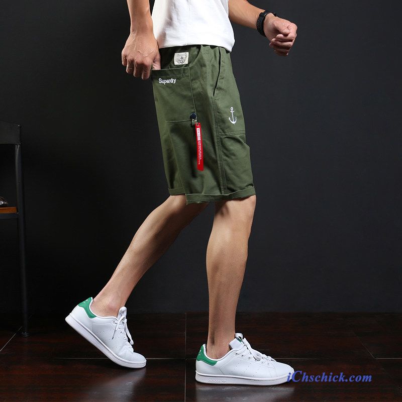 Herren Chino Slim Fit Dunkelrot, Cord Shorts Herren Günstig