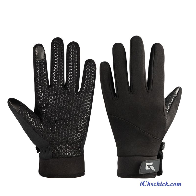 Herren Handschuhe Touchscreen Winter Winddicht Damen Warm Halten Grau Kaufen