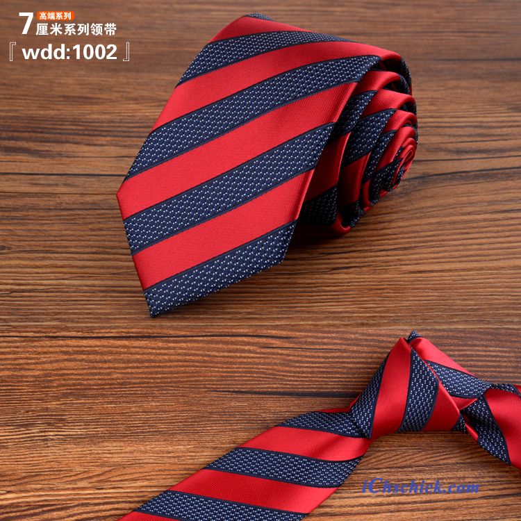 Herren Krawatte Beruf 7 Cm Verheiratet Student Formelle Kleidung Marineblau Schwarz Rot Angebote