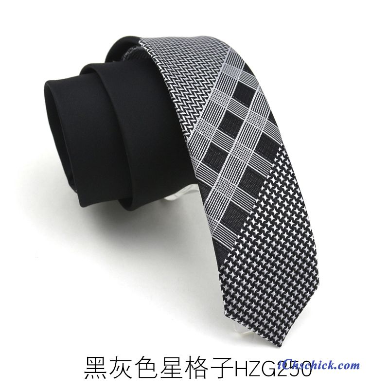 Herren Krawatte Bräutigam Trend Formelle Kleidung Freizeit Damen Silber Schwarz Grau Geschäft