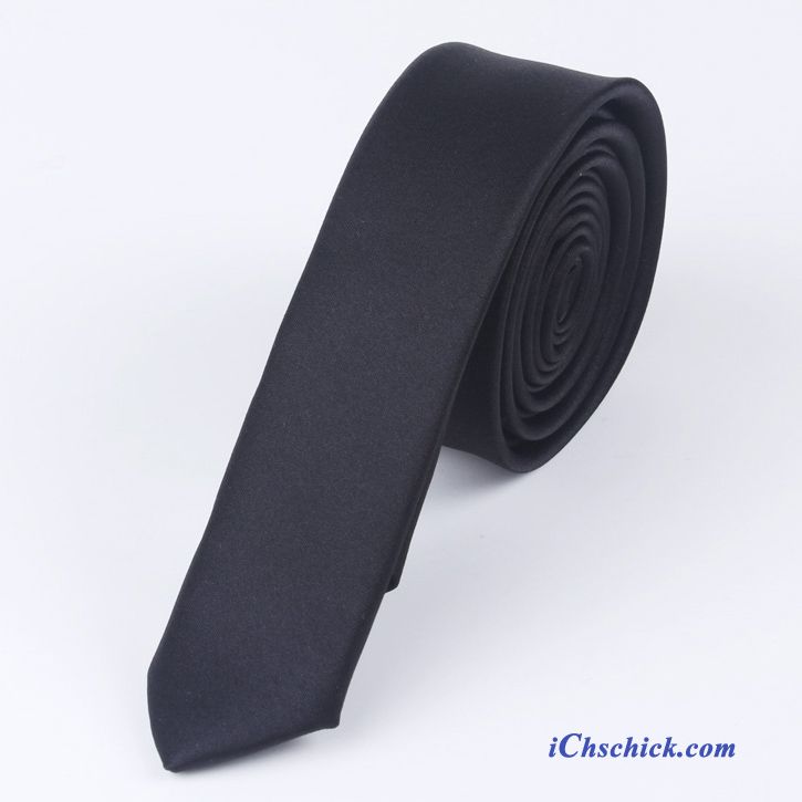 Herren Krawatte Mini England Feine Zweifarbig Geschenkbox Schwarz Grau Angebote