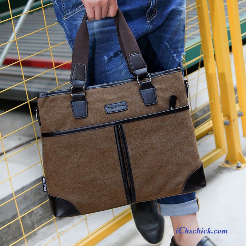 Herren Leder Handtasche, Aktentasche Herren Modern Kaufen