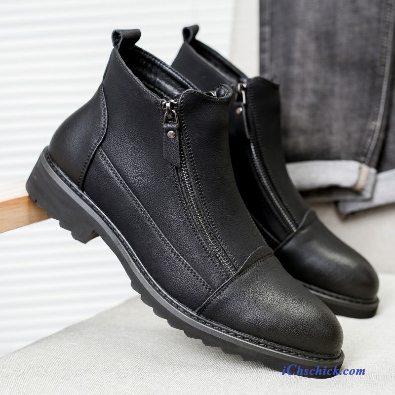 Herren Leder Schwarz, Winterschuhe Herren Leder Günstig