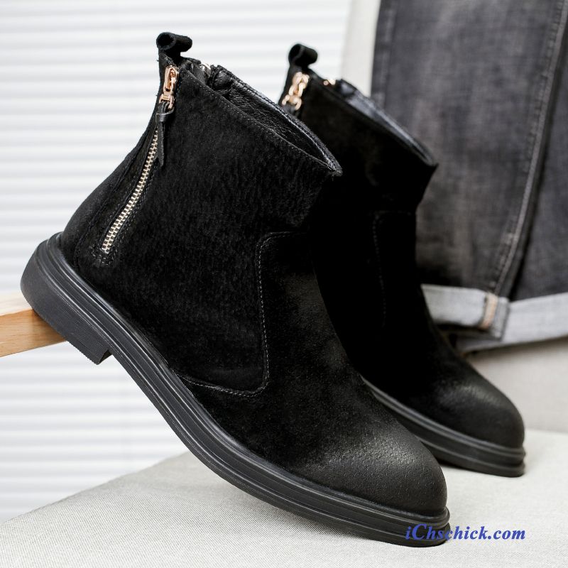 Herren Leder Schwarz, Winterschuhe Herren Leder Günstig