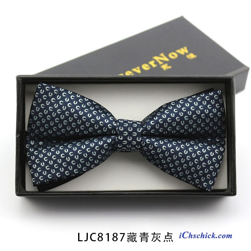 Herren Querbinder Fliege Anzug Trauzeugen Bowknot Verheiratet Gastgeber Marineblau Blau Schwarz Billig