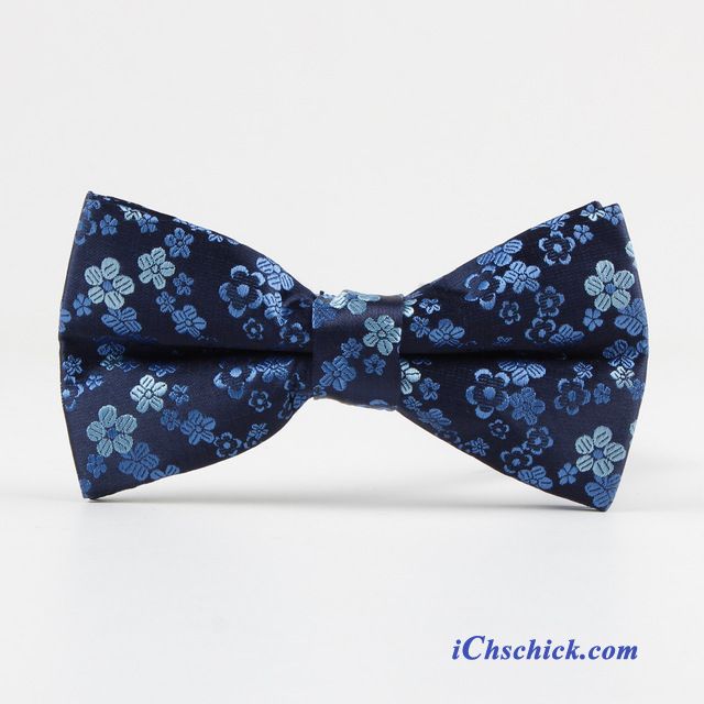 Herren Querbinder Fliege Kleid Bowknot Formelle Kleidung Seide Blumen Schwarz Billige