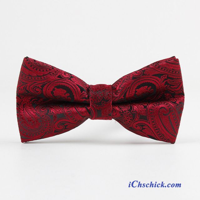 Herren Querbinder Fliege Kleid Bowknot Formelle Kleidung Seide Blumen Schwarz Billige